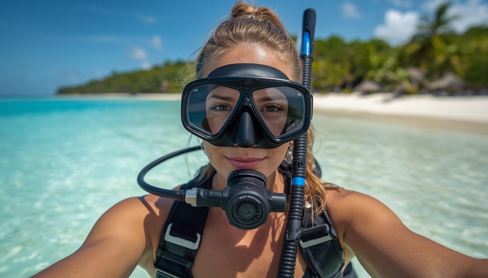 instructora buceo islas Cíes